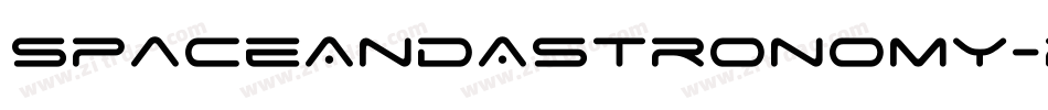 SpaceAndAstronomy-pZRD字体转换