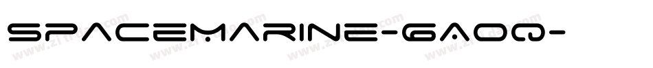SpaceMarine-6Aoq字体转换