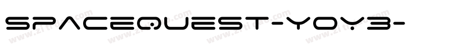 SpaceQuest-yOY3字体转换