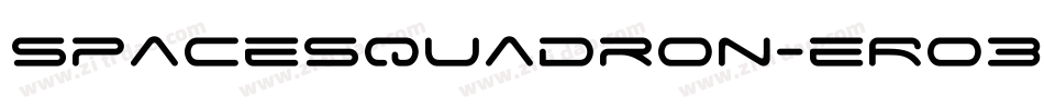 SpaceSquadron-eRo3字体转换