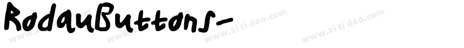 RodauButtons字体转换