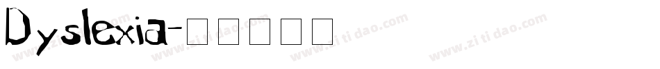 Dyslexia字体转换