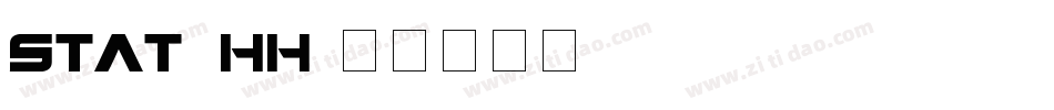 stat_hh字体转换