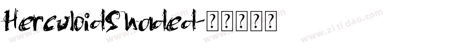 HerculoidShaded字体转换