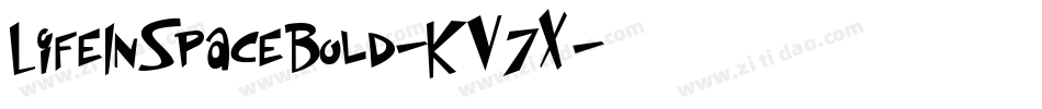LifeInSpaceBold-KV7X字体转换