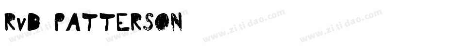 RvD-PATTERSON字体转换