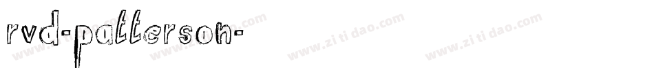 RvD-PATTERSON字体转换