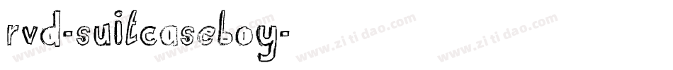 RvD-SUITCASEBOY字体转换