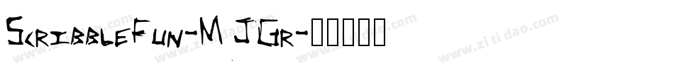 ScribbleFun-MJGr字体转换