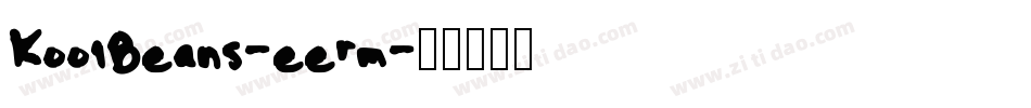 KoolBeans-eerm字体转换
