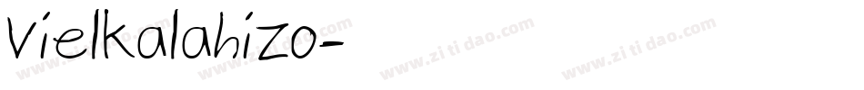 Vielkalahizo字体转换