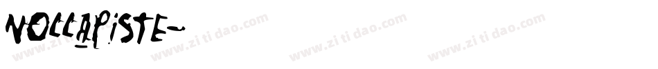 Nollapiste字体转换