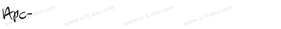 Apc字体转换