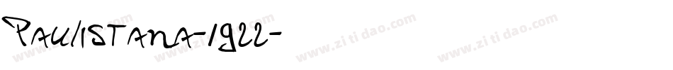Paulistana-1922字体转换