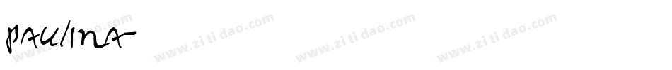 paulina字体转换