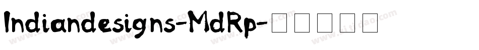 Indiandesigns-MdRp字体转换