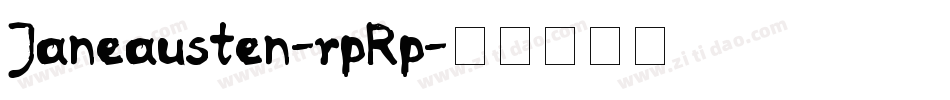 Janeausten-rpRp字体转换