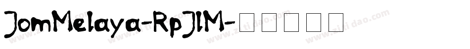 JomMelaya-RpJlM字体转换