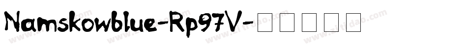 Namskowblue-Rp97V字体转换