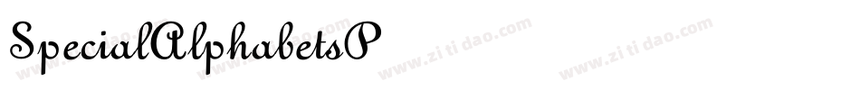 SpecialAlphabetsP11字体转换