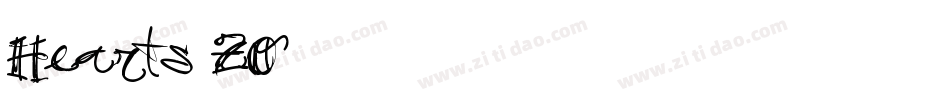 Hearts-ZO38字体转换