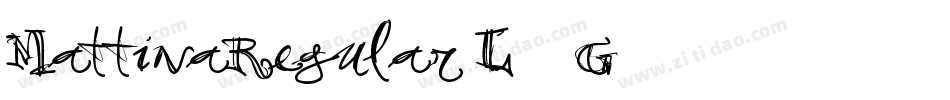 MattinaRegular-L38G5字体转换