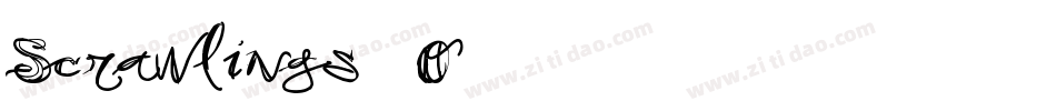 Scrawlings-2O38字体转换