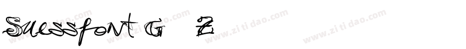 Suessfont-G38Z字体转换