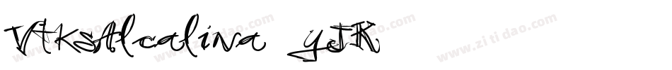 VtksAlcalina-4yJK字体转换