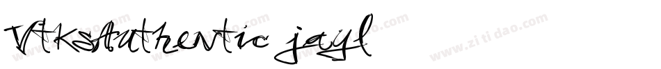 VtksAuthentic-jayl字体转换