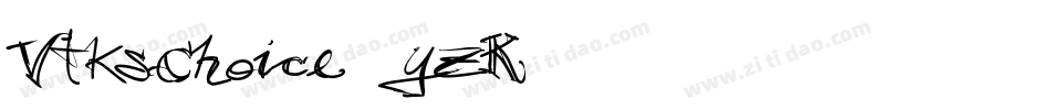 VtksChoice-4yzK字体转换