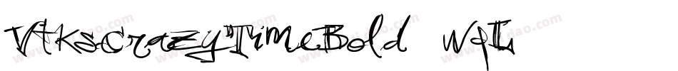 VtksCrazyTimeBold-3wqL字体转换