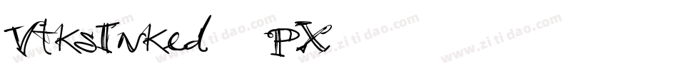 VtksInked-07PX字体转换