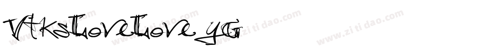 VtksLoveLove-yG23字体转换