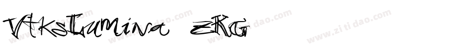 VtksLumina-0zKG字体转换