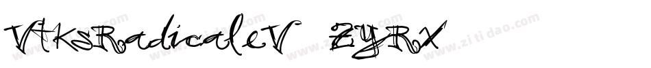 VtksRadicaleV2-ZYRx字体转换