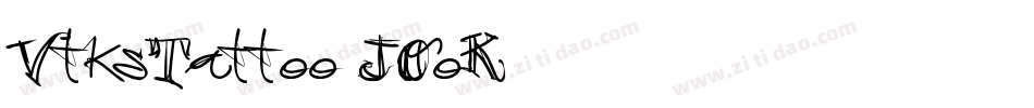 VtksTattoo-JOoK字体转换