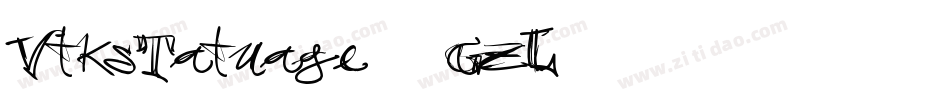 VtksTatuage2-3GzL字体转换