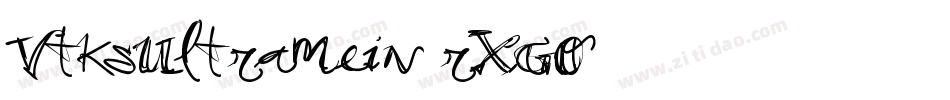 VtksUltramein-rXGO字体转换