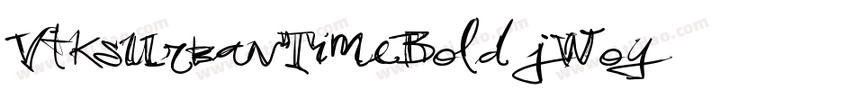 VtksUrbanTimeBold-jWoy字体转换