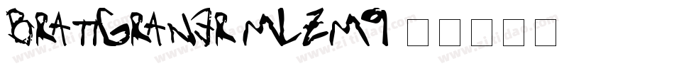 BrattGraner-mLZm9字体转换