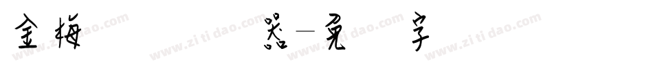 金梅钢笔转换器字体转换