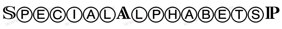 SpecialAlphabetsP04字体转换