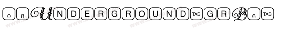 08Underground-grB6字体转换