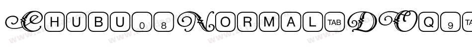 Chubu08Normal-DOq9字体转换
