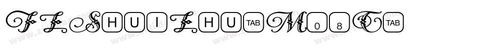 FZShuiZhu-M08T字体转换