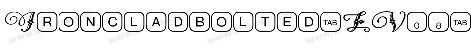 Ironcladbolted-ZV08字体转换
