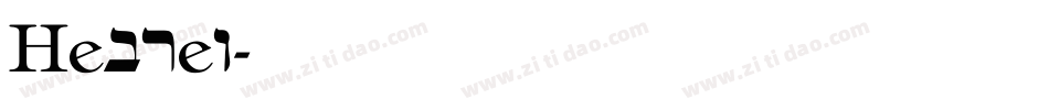 Hebrew字体转换