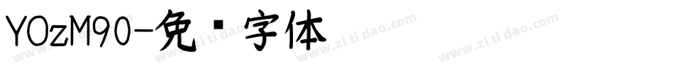 YOzM90字体转换