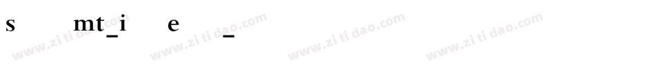 SpectrumMT-ItalicExpert字体转换